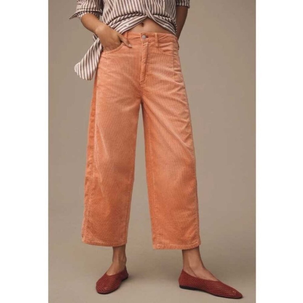 NWT Size 28P - Pilcro The Kenna Heritage barrel jeans Corduroy (NWT US$ 148)